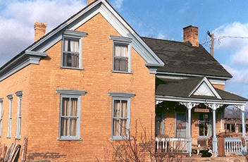 House and town of Scipio, Utah